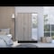 Tuhome Bolton 120 Mirrored Armoire, 2 Door Cabinet, 2 Drawers, Door W/ Mirror, Rods, Black/Light Gray CWZ5950 - alternate 5